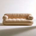 Canapé gonflable aux lignes épurées, coloris beige