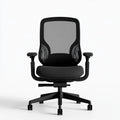 Fauteuil de bureau ergonomique aux lignes épurées, coloris noir